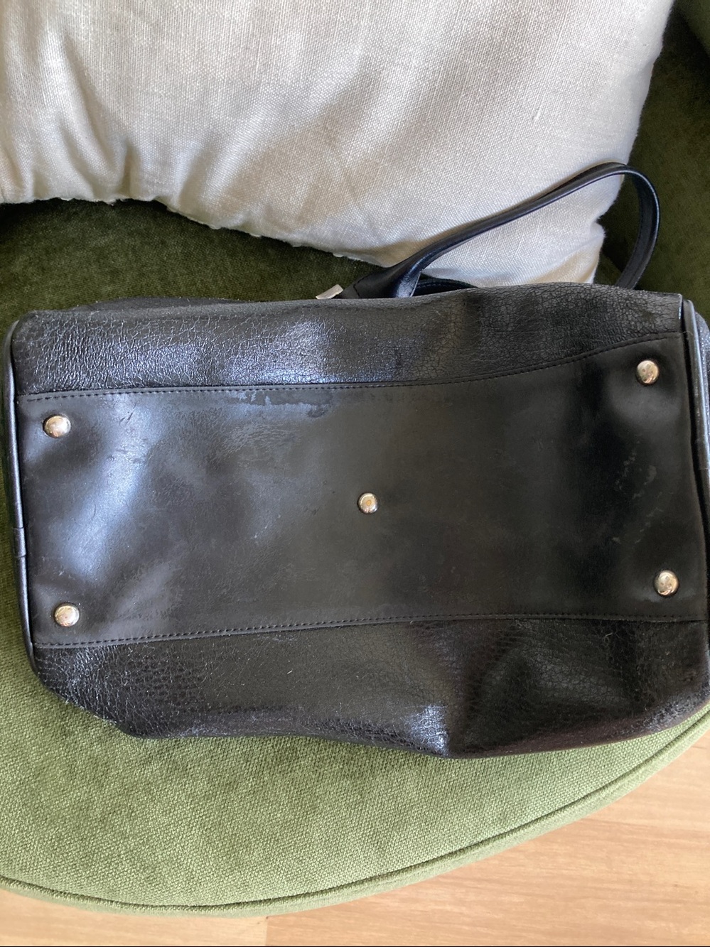 Longchamp Black Leather Bag - Picture 4 of 7